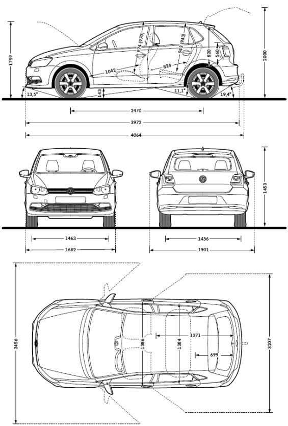 Volkswagen Polo 5 FL 2014 dane techniczne nowego modelu